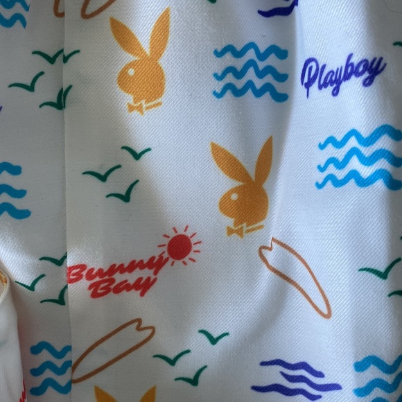 Pin Up Style Playboy Bunny Crop Top - Picture 2 of 3